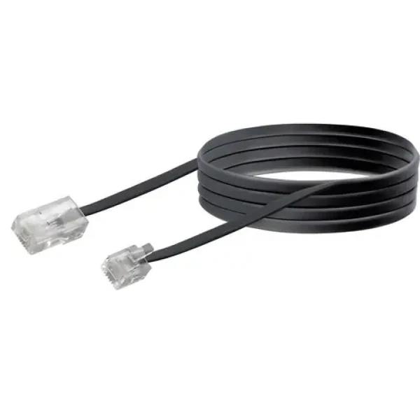 Schwaiger RJ-11 - RJ-45 čierna / Telefónny kábel / 6P2C - 8P2C / 3 m (TAL6631533)