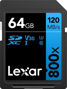 Lexar Professional 800x SDXC 64 GB Class 10 UHS-I/U3 V30 (LSD0800064G-BNNNG)