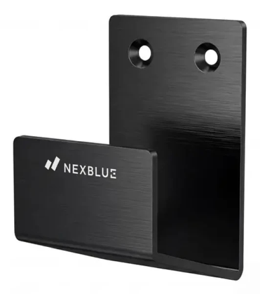 NexBlue Hák na káble čierny / Držiak káblov (NBHOOK-BLACK)