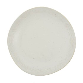 House Doctor Kameninový tanier Serve Off-white Ø 26,5 cm