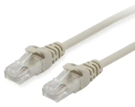 Equip Cat6a U/UTP béžová / Patch kabel / RJ45-RJ45 / 0,25 m / 500 MHz / LSZH (603112)