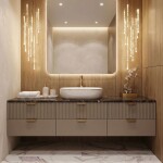REA - Umývadlo na dosku CLEO White Gold Edge REA-U6211