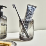 House Doctor Skleněný stojánek na kartáčky Wah Grey