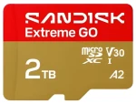 SanDisk Extreme GO microSDXC 1,5 TB / Pamäťová karta / čítanie 240 MB/s / zápis 160 MB/s (SDSQXGN-2T00-GN6MN)