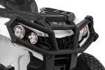 Mamido Elektrická štvorkolka ATV nafukovacie kolesá biela