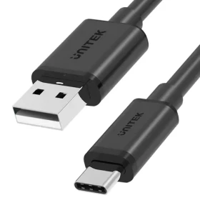 Unitek Y-C481BK čierna / Kábel / USB-A - USB-C / 0,5 m / 3 A (Y-C481BK)