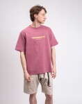 Gramicci Footprints Tee Pigment Dyed RED PIGMENT L