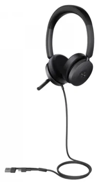 Yealink UH48 Dual Teams čierna / Slúchadlá / S mikrofónom / Cez hlavu / USB-C/USB-A (1308151)