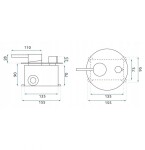 REA - Podomietková sprchová sada Lungo Grip Gun Grey + BOX REA-P8958