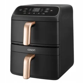 Cosori Turbo Tower Compact čierna / Teplovzdušná fritéza / 2630 W / 8.6 L / keramika (CAF-DC861-CEUR)