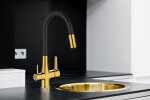 INVENA - Drezová batéria s filtrom Glamour Trend, zlatá BZ-02-F09-V