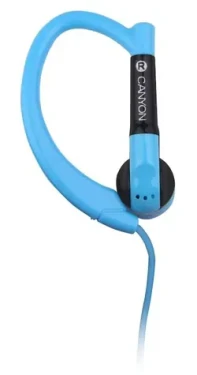 Canyon EP-3 čierna, zeleno-modré prvky / Slúchadlá kôstky do uší / S mikrofónom / Pre smartphony (CNE-CEP3G)