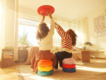 Stapelstein Winter Special Rainbow Set classic balančné kamene, 6+1 EUR