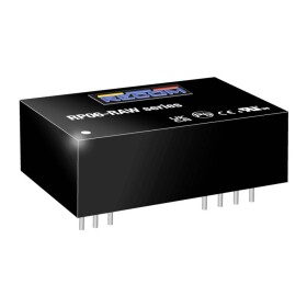 RECOM RP06-11012SRAW DC / DC menič napätia 110 V 12 V 0.5 A 6 W Počet výstupov: 1 x; RP06-11012SRAW