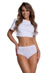 Dámske biele nohavičky Eco-MA - Wol-bar Bílá XXL