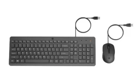 HP 150 EN čierna / Drôtový set klávesnice a myši / USB / EN layout (240J7AA)