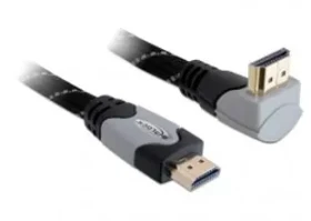 DeLock Kábel High Speed ??HDMI with Ethernet – HDMI A samec gt; HDMI A samec / pravouhlý / 2 m (82994)