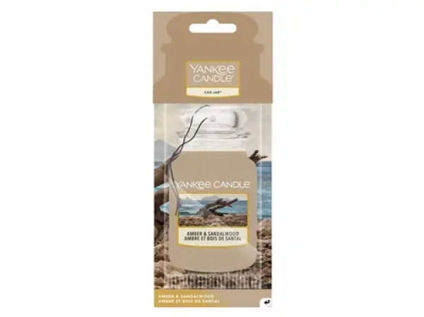 Yankee Candle Car Jar Amber amp; Sandalwood Vôňa do auta na zavesenie (5038581150093)