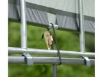 Plachtový prístrešok pre kone – ShelterLogic 3,7 × 3,7 m zelený