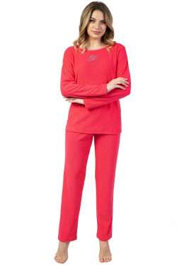 Dámske pyžamo 677 red - REGINA malinová XL