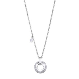 Lotus Style Elegantný oceľový náhrdelník so zirkónmi Woman Basic LS2176-1 / 1