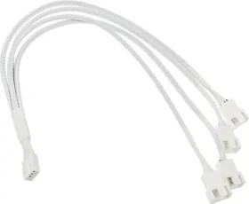 Kolink Rozbočovač ventilátorov 1-4 PWM biela / Rozbočovací kábel / opletený / 35 cm (PGW-AC-KOL-161)