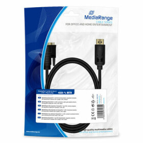 MediaRange MRCS199 kábel DisplayPort na DVI-D (24+1) 2 m / 1x DVI-D (M) / 1x DisplayPort (M) (MRCS199)