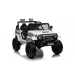 Mamido Mamido Elektrické autíčko OFF ROAD EXTREME 4x4 biele 24V | 200W | 50 kg | EVA | LED | 2,4 Ghz | ECO koža