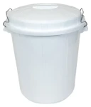 Denox Industrial biela / Nádoba na odpad / 70 l / PE-HD plast