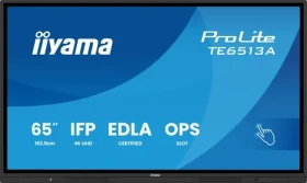 65" iiyama ProLite TE6513A-B2AG čierna / Interaktívny displej / IPS / 3840x2160 / 8ms / 1200:1 / 500cd / Android 14 (TE6513A-B2AG)