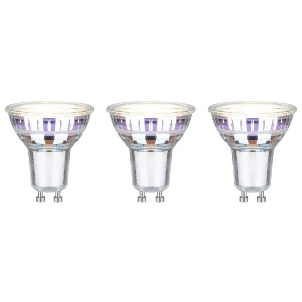 Paulmann 29193 LED En.trieda 2021 A (A - G) GU10 klasická žiarovka 2.5 W teplá biela (Ø x v) 50 mm x 54 mm 3 ks; 29193