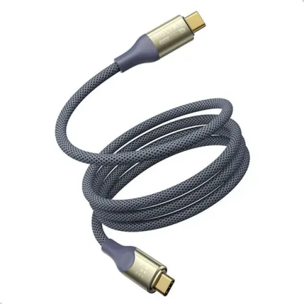 VOLTME Powerlink Utron Series CTC Kábel USB-C(M) 5A/240W 2m modrá / 2x USB-C(M) (C2201)