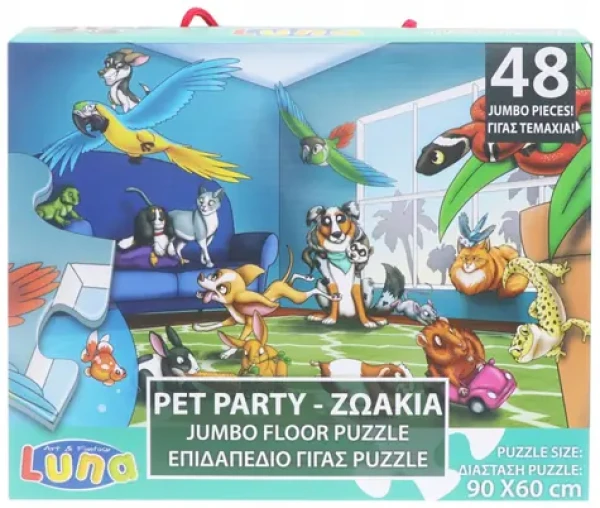 LUNA Podlahové puzzle Domáci miláčikovia