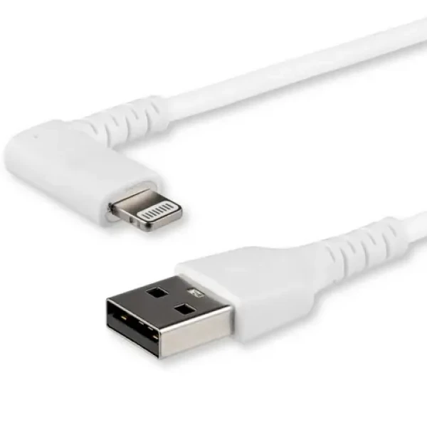 StarTech lomený kábel Lightning na USB-A biela / Kábel / 1 m / 480 Mbit/s (RUSBLTMM1MWR)