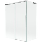MEXEN/S - Rox L vaňová zástena 2-krídlová posuvná 120 + 70 x 150, transparent, chróm 8C9L-120-070-01-00