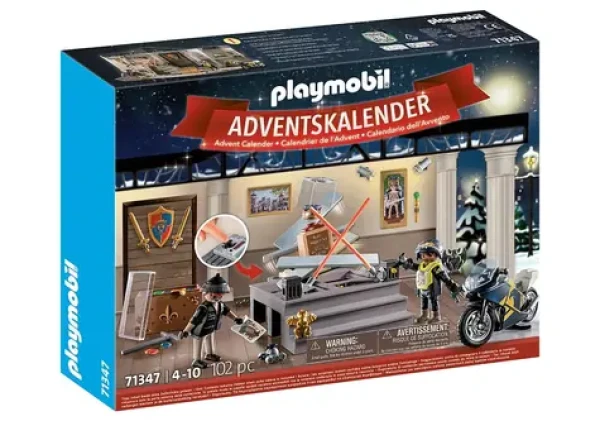 Playmobil® City Action 71347 Adventný kalendár - Krádež v múzeu