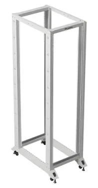 Lanberg Open Rack 42U sivá / Stojanový rozvádzač / 19" / Šírka 600 mm / Hĺbka 1000 mm / nosnosť 600 kg (OR01-6042-S)