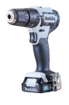 Makita HP333DSAW biela / Aku príklepová vŕtačka / Li- ION / 12V / 1.700 ot-min / 1x 2.0Ah / 1x nabíjačka DC10SB / kufor (HP333DSAW)