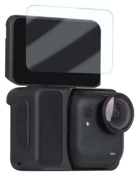 Sunnylife ochranné sklo pre Insta360 GO Ultra / Ochranné sklo displeja / 2 ks / tvrdosť 9H / 99% priehľadnosť (GU-BHM044)