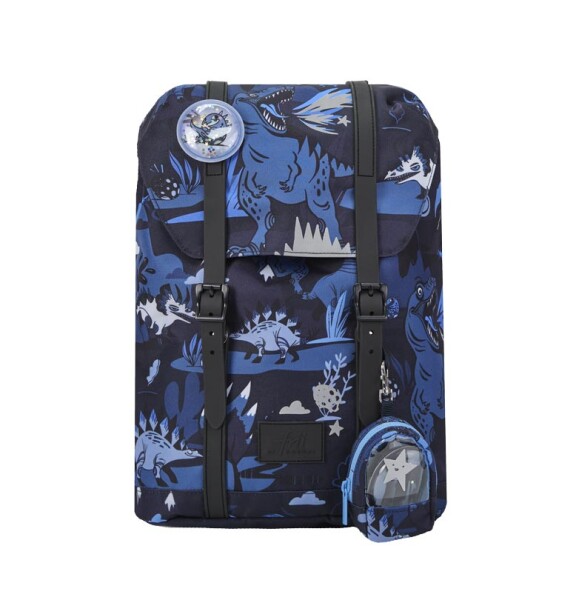 Ergonomický školský plecniak Frii of Norway 22L Dinosaurus Dark blue EUR