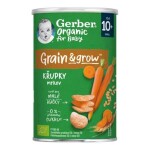 GERBER Organic chrumky s mrkvou a pomarančom 35 g
