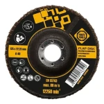 Forte Tools Lamelový brúsny kotúč 125 mm / Brúsny kotúč / Priemer 125 x 22,23 mm (369626)