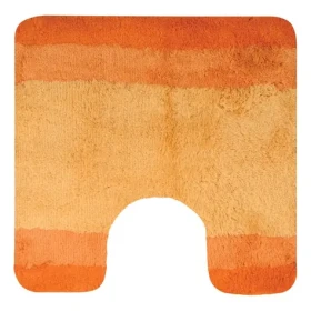Spirella BALANCE oranžová / WC predložka / 55 x 55 cm / polyester / protišmyková