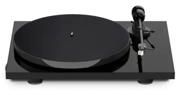 Pro-Ject E1 BT + AT3600L - High Gloss Black / Gramofón / remienkový / RCA kábel 1.23m (9pe1bbtat)