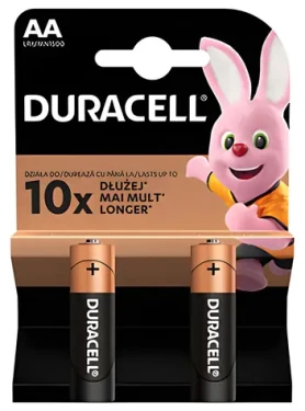 Duracell Basic AA / Batéria / Alkalická / 1,5 V / 2 ks (42301)