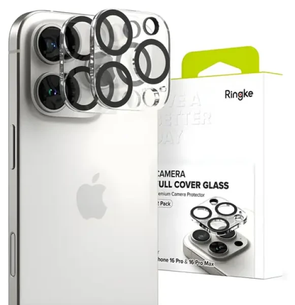 Ringke Camera Protector 2-pack číra / Ochranné sklo fotoaparátu / Apple iPhone 16 Pro, 16 Pro Max