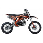 Mamido Detská benzínová motorka RamiGO ULTRA 66 125CC oranžová