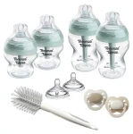 Tommee Tippee Advanced ANTI-COLIC novorodenecká štartovacia sada / Dojčenské fľaše / 150 a 260 ml / 9 dielov / 0m+