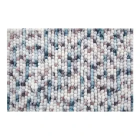 Spirella KITO šedo-hnedá / Kúpeľňová predložka / 55 x 65 cm / Mikrovlákno / Protišmyková