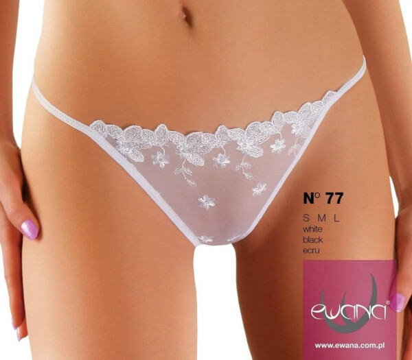 Dámske tangá N.77 White - Ewana S bílá
